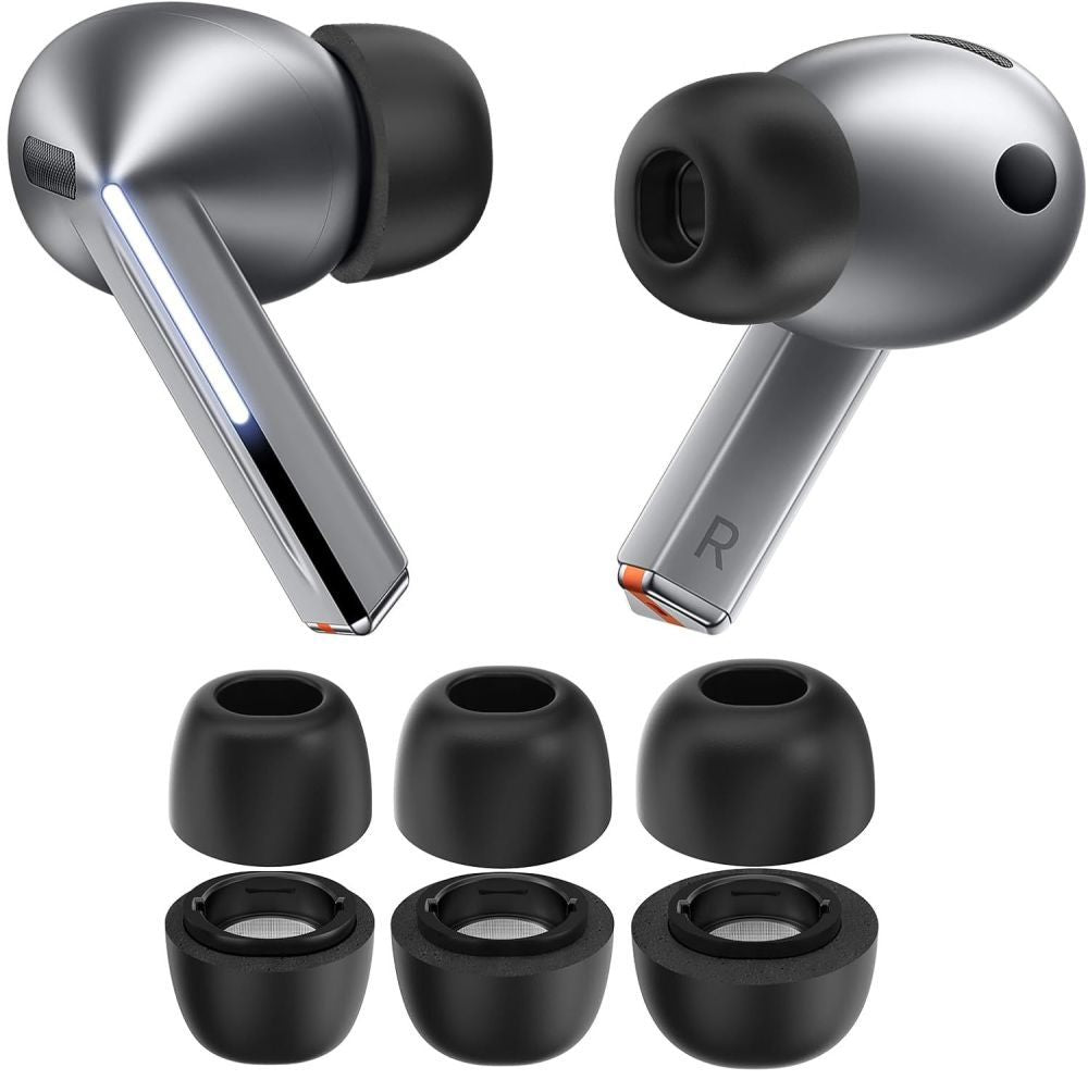 Štuple Tech-Protect pre Samsung Galaxy Buds3 FE / Buds3 Pro / Buds3, Veľkosť S / M / L, Čierne