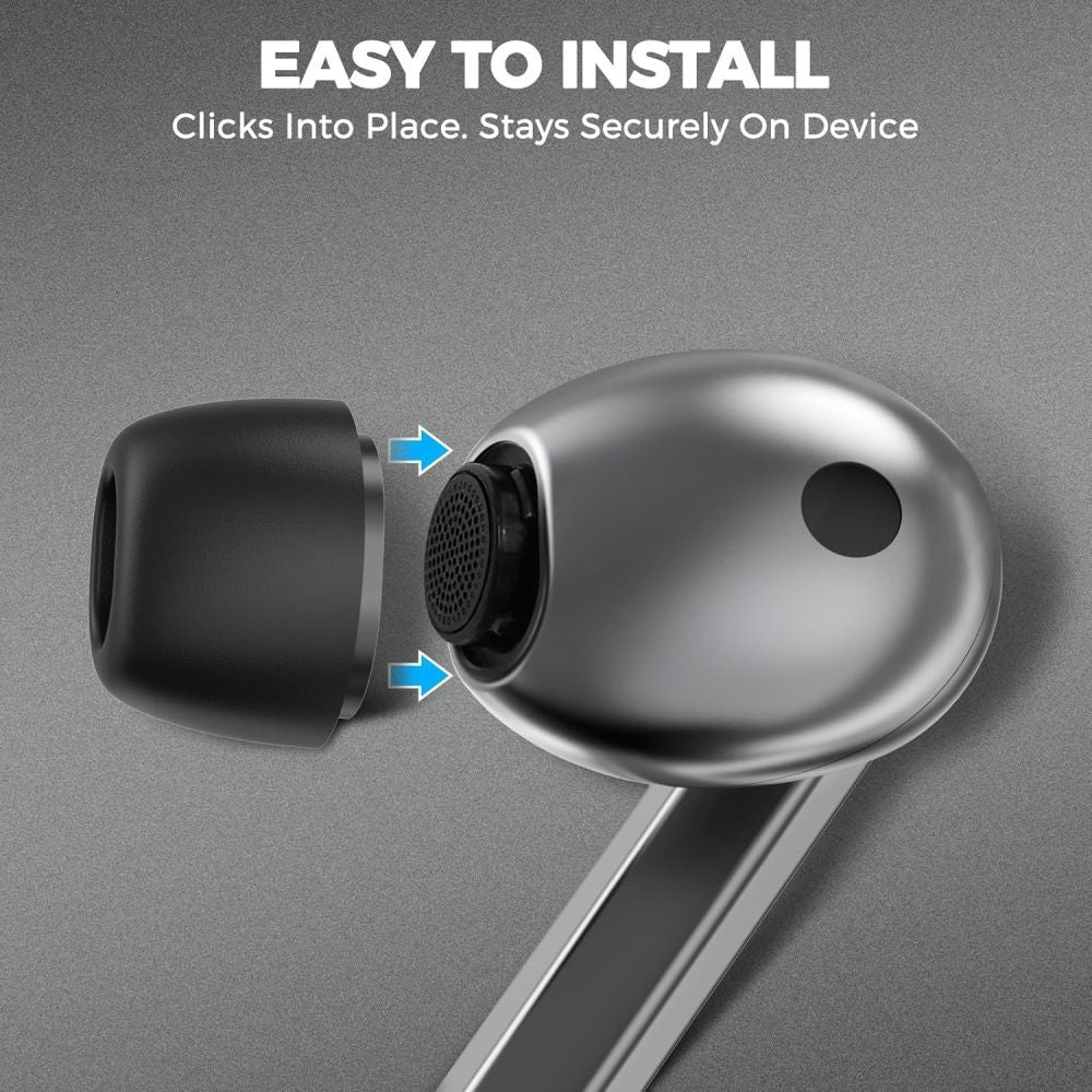 Štuple Tech-Protect pre Samsung Galaxy Buds3 FE / Buds3 Pro / Buds3, Veľkosť S / M / L, Čierne