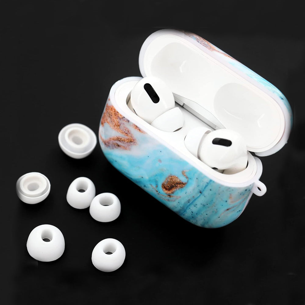 Štuple Techsuit ET1 pre Apple AirPods Pro Series, Veľkosti XS / S / L, Biele