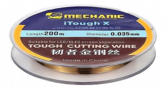 Mechanický molybdénový drôt iTough X, 0,035 mm, 200 m