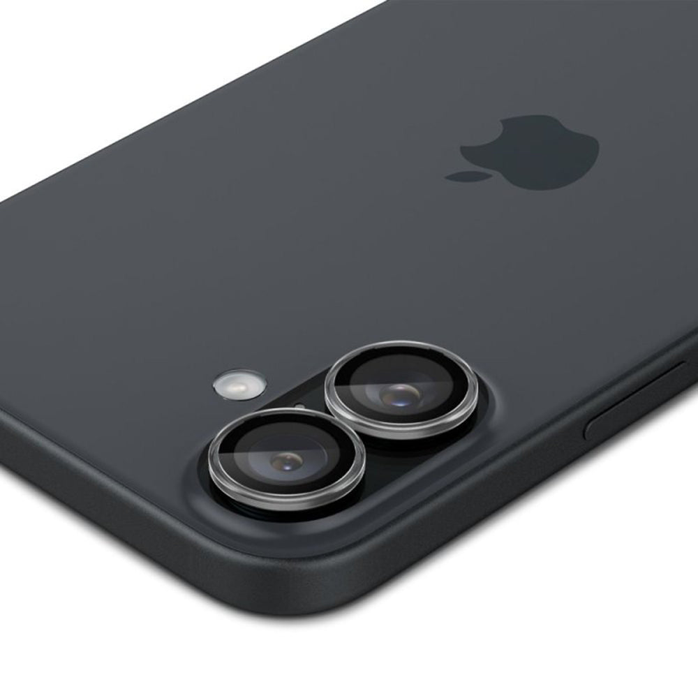 Ochranná fólia na zadnú kameru Spigen GlastR EZ FIT Optik Pro pre Apple iPhone 17 / 16 Plus / 16, Kalené sklo, Sada 2 kusy, Priehľadná