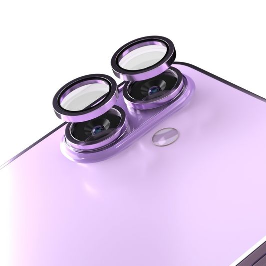 Ochranná fólia zadnej kamery Etteri pre Apple iPhone 17, tvrdené sklo, fialová