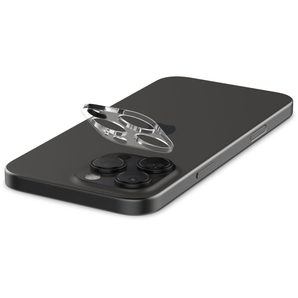 Ochranná fólia na zadnú kameru Spigen GlastR Optik pre Apple iPhone 16 Pro Max, Kalené sklo, Sada 2 kusy, Priehľadná AGL05761