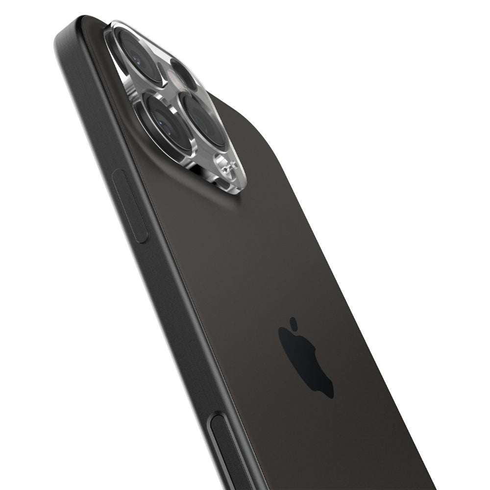 Ochranná fólia na zadnú kameru Spigen GlastR Optik pre Apple iPhone 16 Pro Max, Kalené sklo, Sada 2 kusy, Priehľadná AGL05761