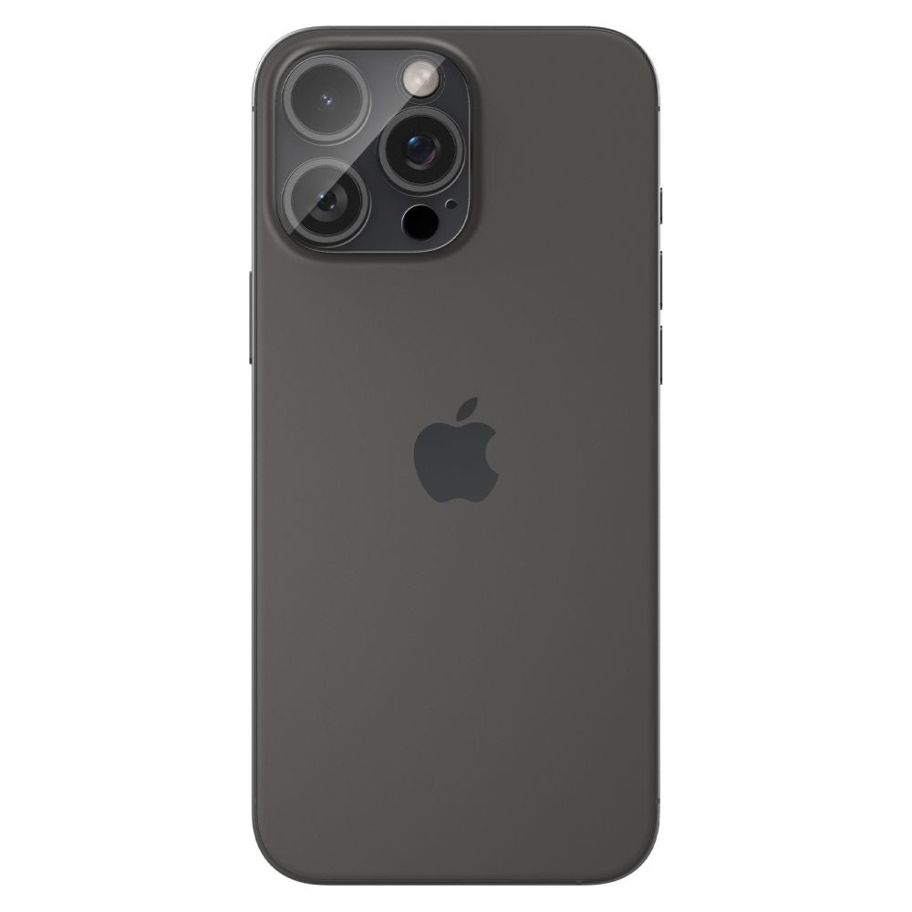 Ochranná fólia na zadnú kameru Spigen GlastR Optik pre Apple iPhone 16 Pro Max, Kalené sklo, Sada 2 kusy, Priehľadná AGL05761