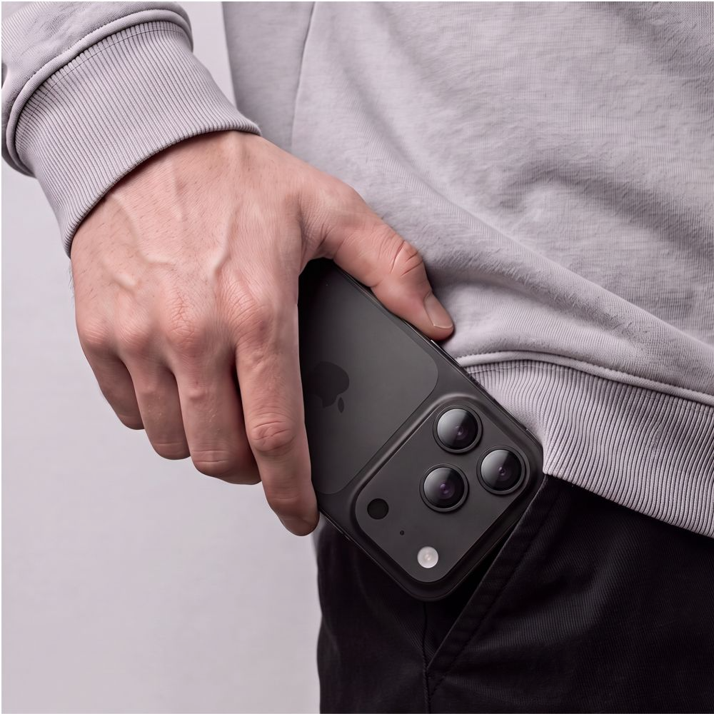 Ochranná fólia na zadnú kameru Tech-Protect CamFull Fit+ pre Apple iPhone 18 Pro Max, tvrdené sklo, čierna