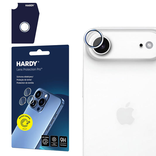 Ochranná fólia 3MK Hardy Protection Pro na zadnú kameru pre Apple iPhone 17 Air, Tvrdené sklo, Strieborná