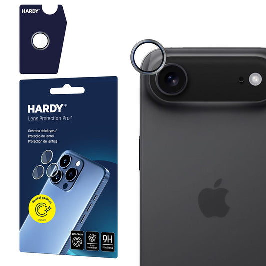 Ochranná fólia 3MK Hardy Protection Pro na zadnú kameru pre Apple iPhone 17 Air, Tvrdené sklo, Sivá