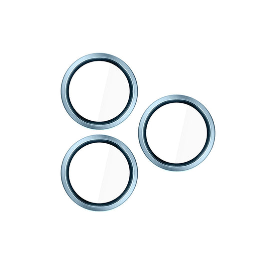 Ochranná fólia na zadnú kameru 3MK Hardy Protection Pro pre Apple iPhone 17 Pro Max / 17 Pro, Tvrdené sklo, Modrá