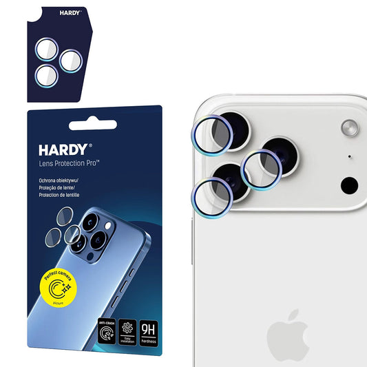 Ochranná fólia 3MK Hardy Protection Pro na zadnú kameru pre Apple iPhone 17 Pro Max / 17 Pro, Kalené sklo, Multicolor