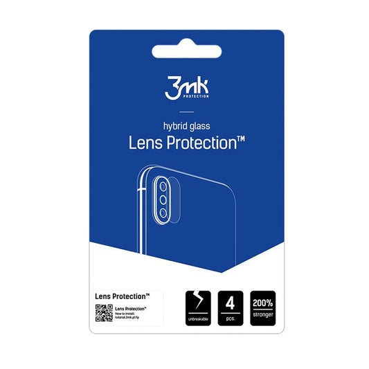 Ochranná fólia na zadnú kameru 3MK Protection pre Samsung Galaxy Z Fold8 F971, tvrdené sklo, sada 4 kusov, priehľadná