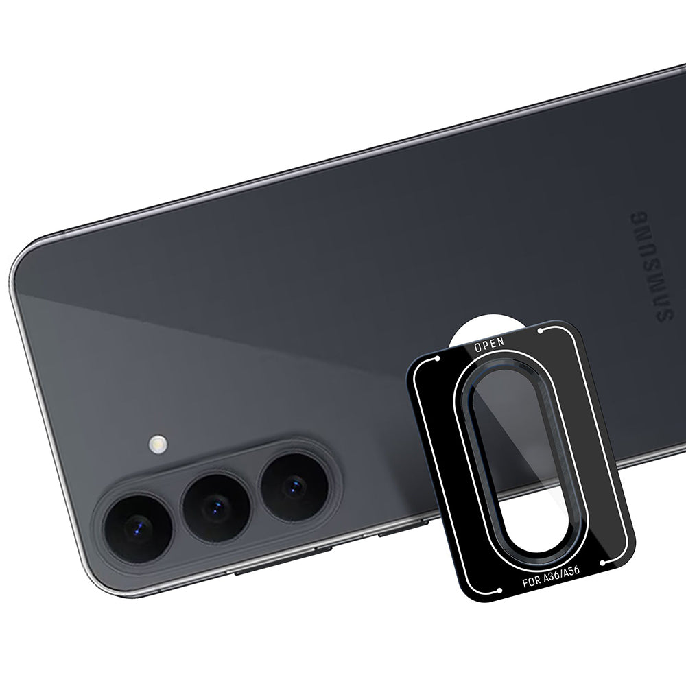 Ochranná fólia na zadnú kameru 3MK Protection Pro pre Samsung Galaxy S26 FE S741, tvrdené sklo, čierna