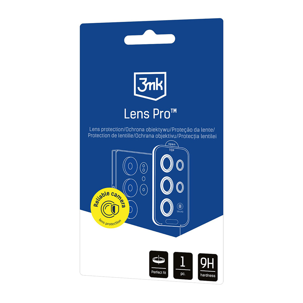 Ochranná fólia na zadnú kameru 3MK Protection Pro pre Samsung Galaxy S26 FE S741, tvrdené sklo, čierna