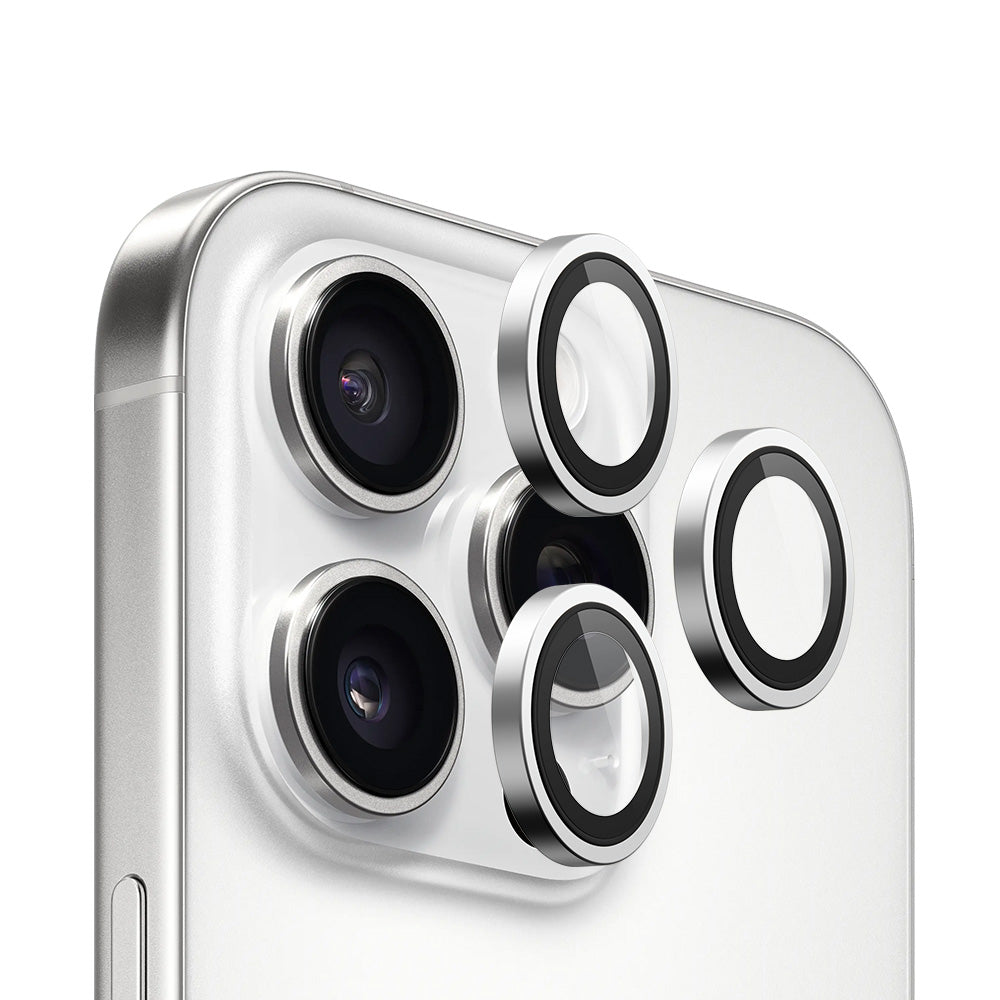 Ochranná fólia na zadnú kameru Blueo 99 Anti-Reflexná HD pre Apple iPhone 16 Pro Max / 16 Pro, tvrdené sklo, strieborná