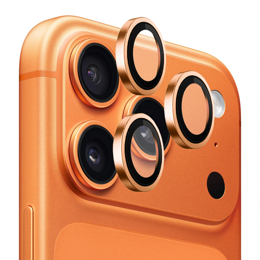 Ochranná fólia na zadnú kameru Blueo 99 Anti-Refective HD pre Apple iPhone 17 Pro Max / 17 Pro, Tvrdené sklo, Oranžová