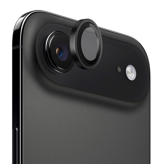 Ochranná fólia na zadnú kameru Blueo Metal Frame pre Apple iPhone 17 Air, Tvrdené sklo, Čierna