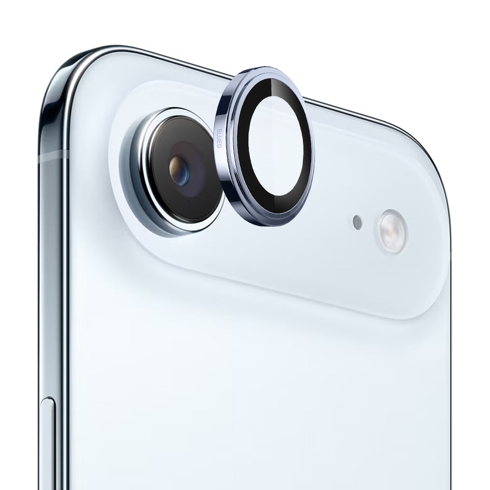 Ochranná fólia Blueo Sapphire Crystal na zadnú kameru pre Apple iPhone 17 Air, Tvrdené sklo, Modrá