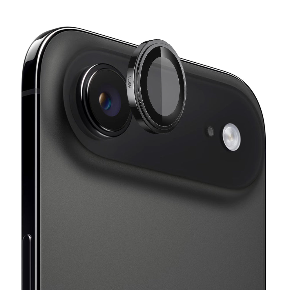 Ochranná fólia na zadnú kameru Blueo Sapphire Crystal pre Apple iPhone 17 Air, Tvrdené sklo, Čierna
