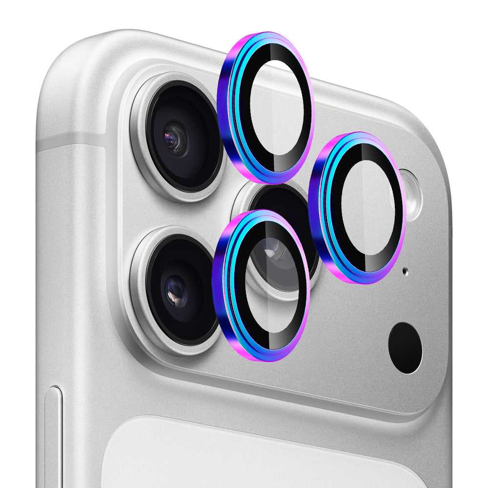 Ochranná fólia na zadnú kameru Blueo Sapphire Crystal pre Apple iPhone 17 Pro Max / 17 Pro, Kalené sklo, Multicolor