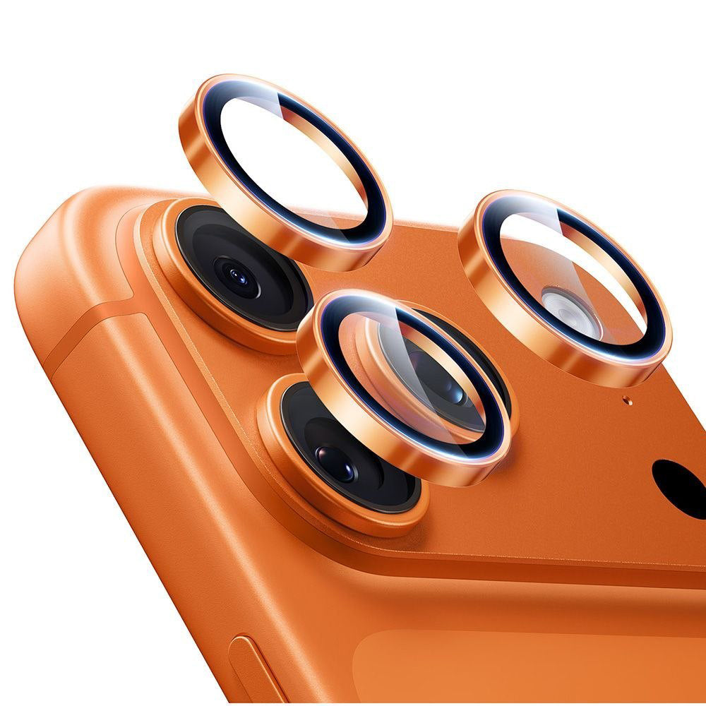 Ochranná fólia na zadnú kameru ESR Armorite pre Apple iPhone 14 Pro, Tvrdené sklo, Oranžová