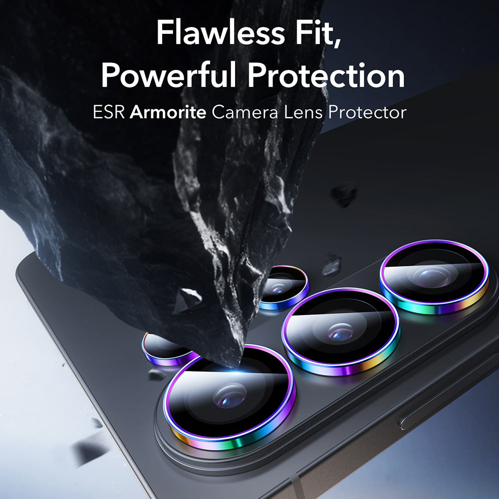Ochranná fólia ESR Armorite na zadnú kameru pre Samsung Galaxy S26 Ultra S948, Kalené sklo, Viacfarebná