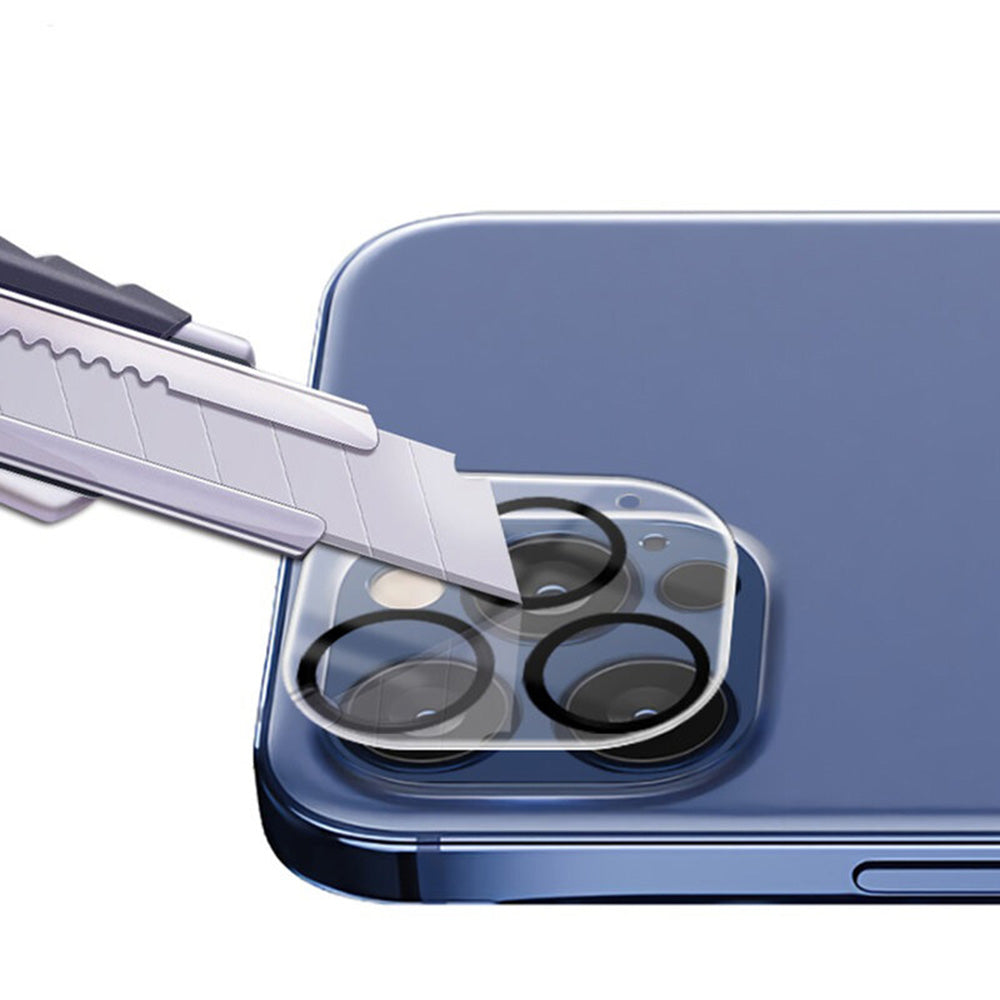 Ochranná fólia na zadnú kameru Lito S+ pre Apple iPhone 14 Pro Max / 14 Pro, tvrdené sklo, čierna