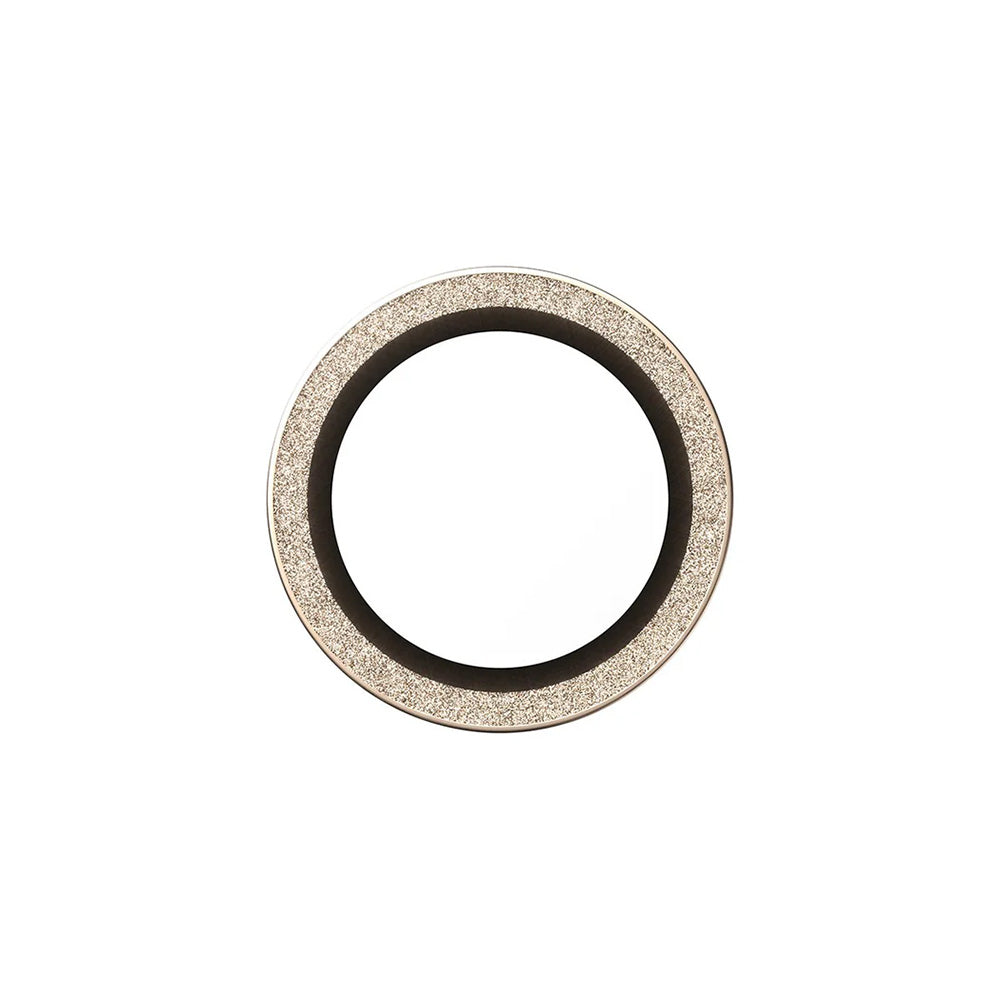 Ochranná fólia na zadnú kameru PanzerGlass Hoops Glitter pre Apple iPhone 17 Air, Tvrdené sklo, Zlatá