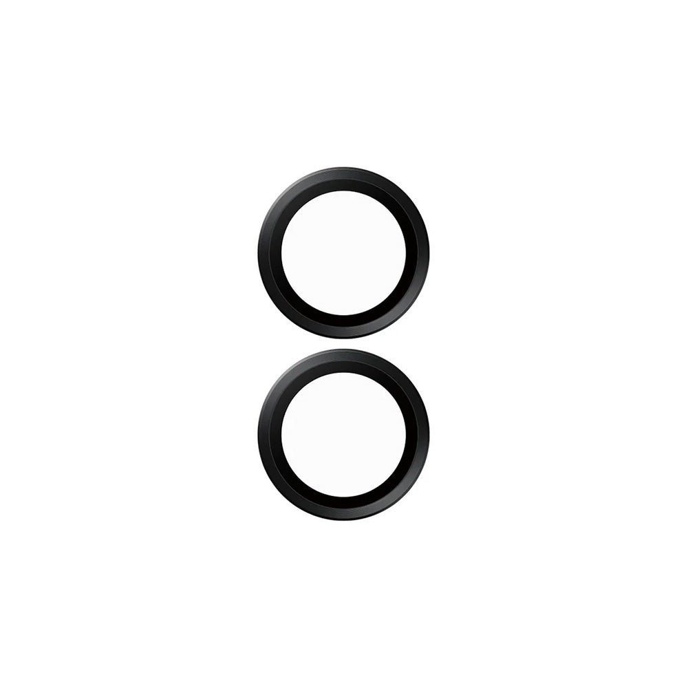 Ochranná fólia PanzerGlass Hoops na zadnú kameru pre Apple iPhone 16 Plus / 16, Kalené sklo, Čierna