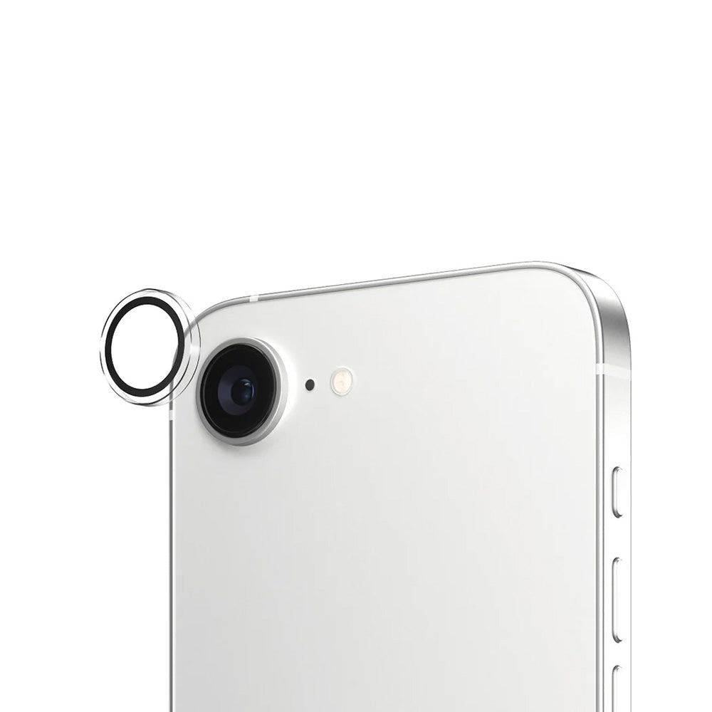 Ochranná fólia PanzerGlass Hoops na zadnú kameru pre Apple iPhone 17e / 16e, Kalené sklo, Priehľadná