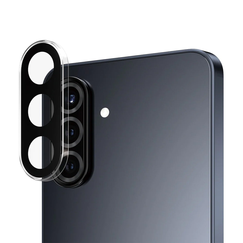 Ochranná fólia PanzerGlass Hoops na zadnú kameru pre Samsung Galaxy A56 A566, Kalené sklo, Priehľadná