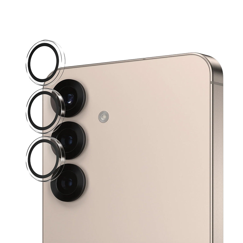 Ochranná fólia PanzerGlass Hoops na zadnú kameru pre Samsung Galaxy S25 S931, Tvrdené sklo, Priehľadná