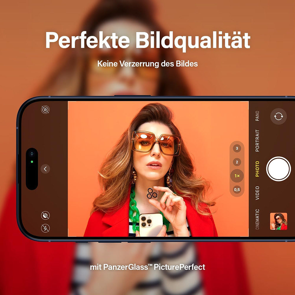 Ochranná fólia na zadnú kameru PanzerGlass PicturePerfect pre Apple iPhone 17, Kalené sklo, Priehľadné
