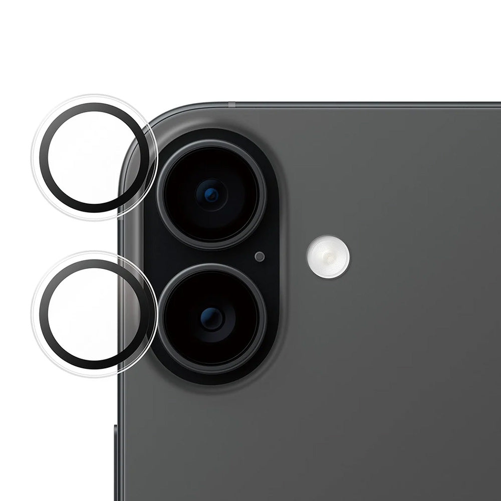 Ochranná fólia PanzerGlass Safe na zadnú kameru pre Apple iPhone 17 / 16 Plus / 16, Kalené sklo, Priehľadné