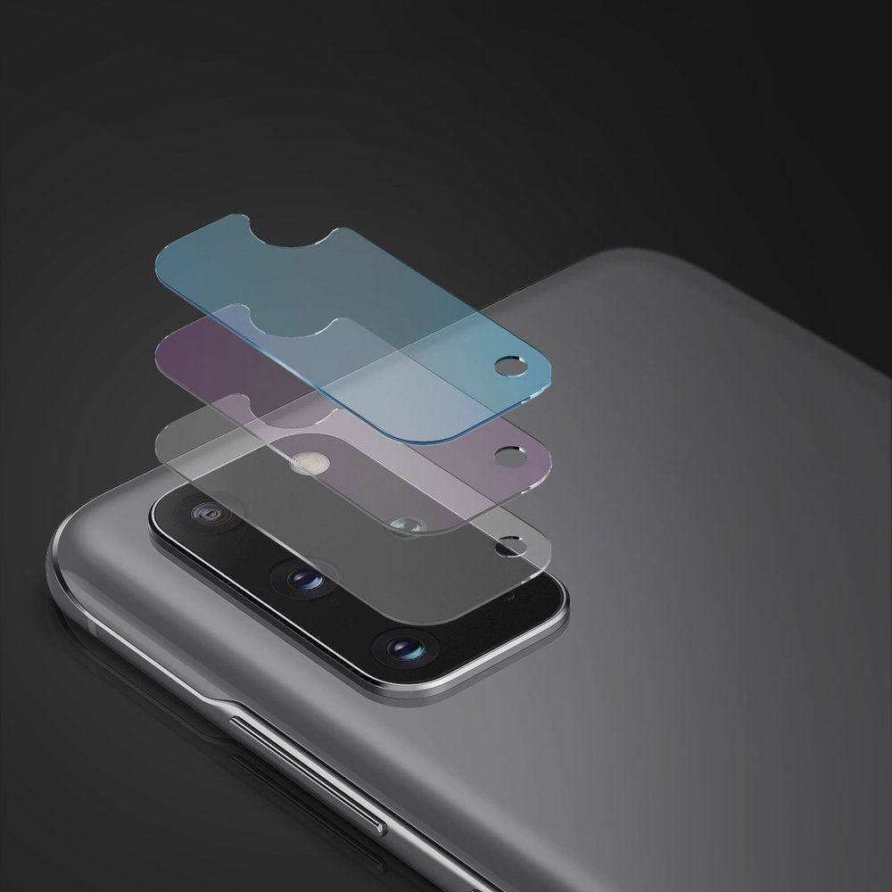 Ochranná fólia na zadnú kameru Ringke IDGL pre Samsung Galaxy S20+ 5G G986 / S20+ G985, tvrdené sklo, sada 3 kusy, priehľadná