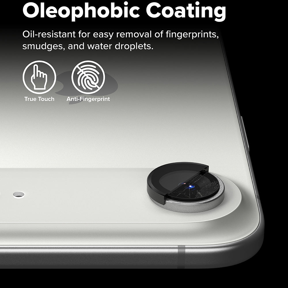 Ochranná fólia Ringke na zadnú kameru pre Apple iPhone 17 Air, Tvrdené sklo, Čierna