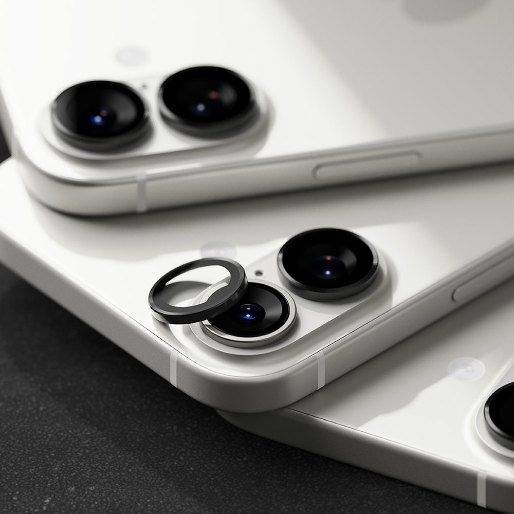 Ochranná fólia Ringke na zadnú kameru pre Apple iPhone 17, Tvrdené sklo, Čierna