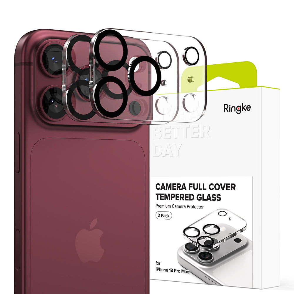 Ochranná fólia na zadnú kameru Ringke pre Apple iPhone 18 Pro Max, tvrdené sklo, sada 2 kusy, priehľadná
