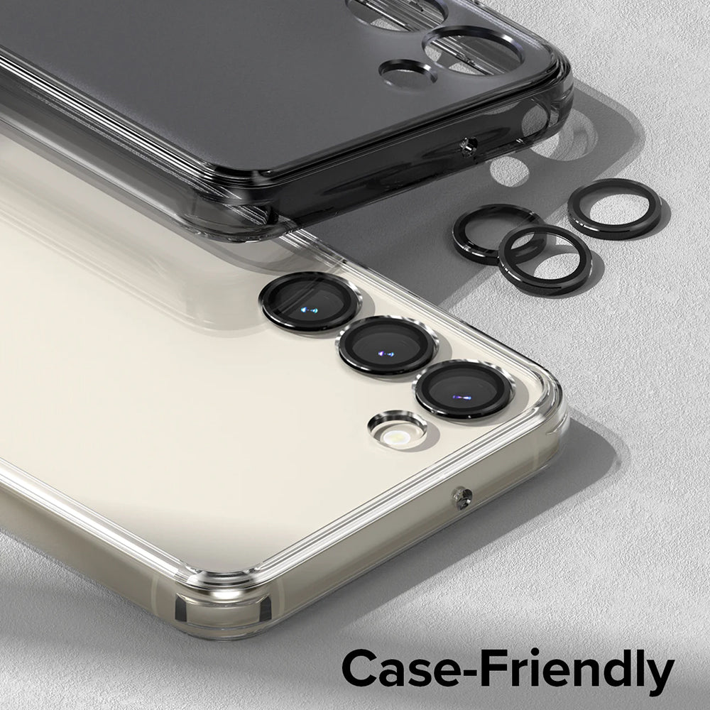 Ochranná fólia Ringke na zadnú kameru pre Samsung Galaxy S23+ S916 / S23 S911, Tvrdené sklo, Čierna