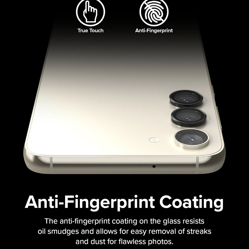 Ochranná fólia Ringke na zadnú kameru pre Samsung Galaxy S23+ S916 / S23 S911, Tvrdené sklo, Čierna