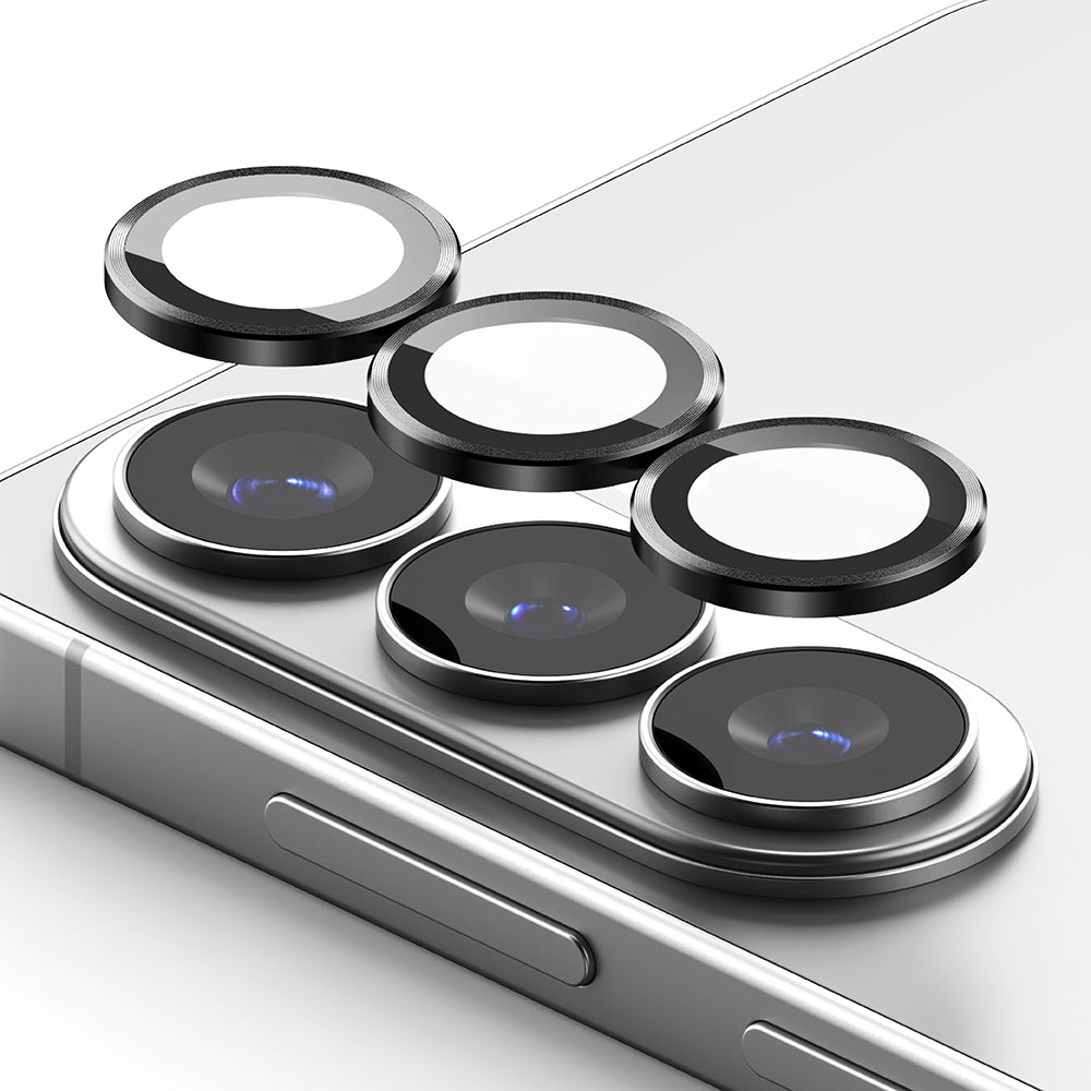 Ochranná fólia Ringke na zadnú kameru pre Samsung Galaxy S26 Plus S947 / S26, Tvrdené sklo, Sada 2 kusy, Čierna
