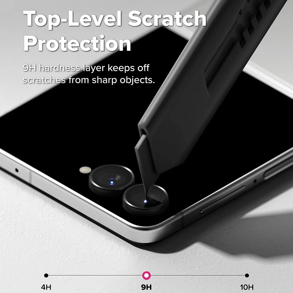 Ochranná fólia na zadnú kameru Ringke pre Samsung Galaxy Z Flip8 F776, tvrdené sklo, sada 2 kusy, čierna