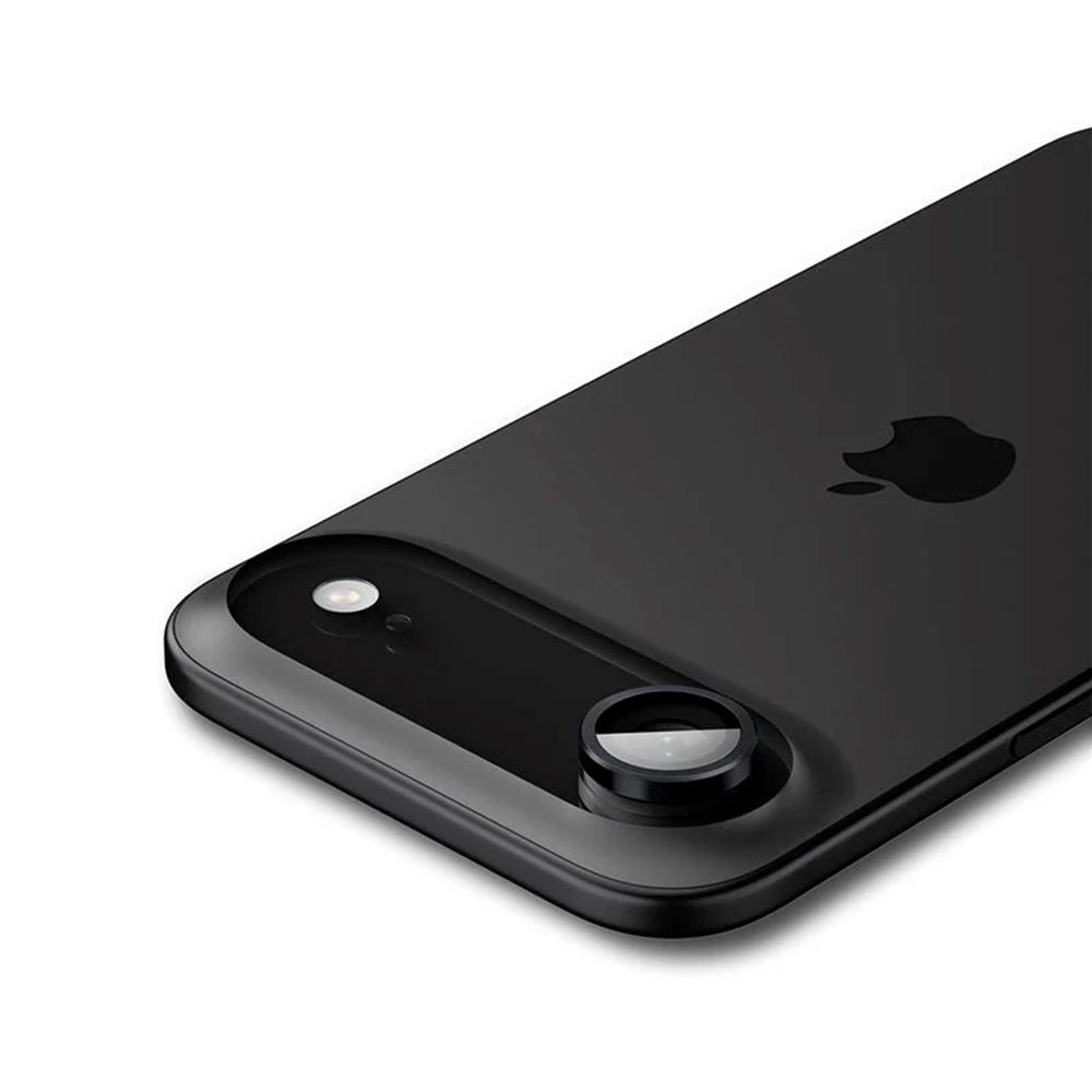 Ochranná fólia na zadnú kameru Spigen GlastR EZ FIT Optik Pro pre Apple iPhone 17 Air, Kalené sklo, Sada 2 kusy, Čierna AGL09863