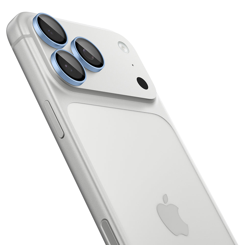 Ochranná fólia na zadnú kameru Spigen GlastR EZ FIT Optik Pro pre Apple iPhone 18 Pro / 18 Pro Max, tvrdené sklo, sada 2 kusy, modrá AGL12045