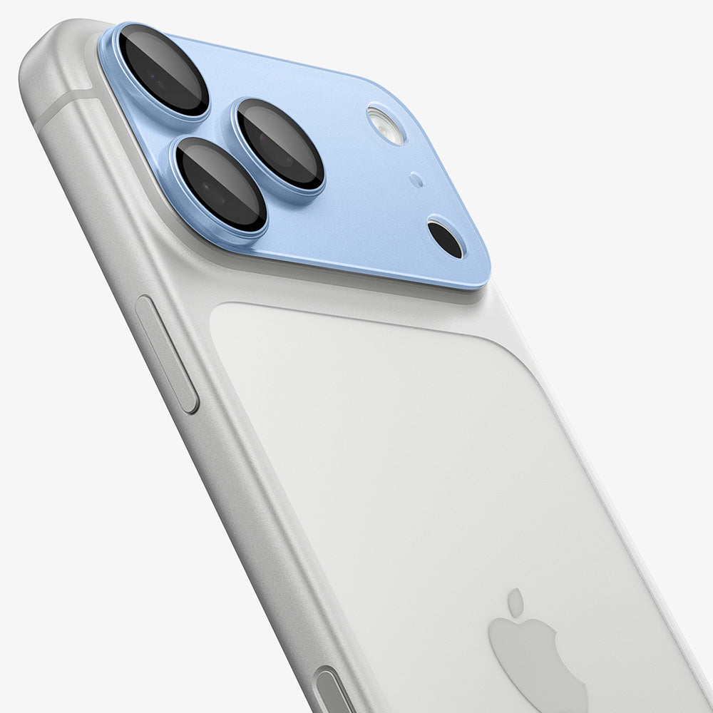 Ochranná fólia na zadnú kameru Spigen GlastR EZ FIT Optik Pro XL pre Apple iPhone 18 Pro Max, tvrdené sklo, modrá AGL12041