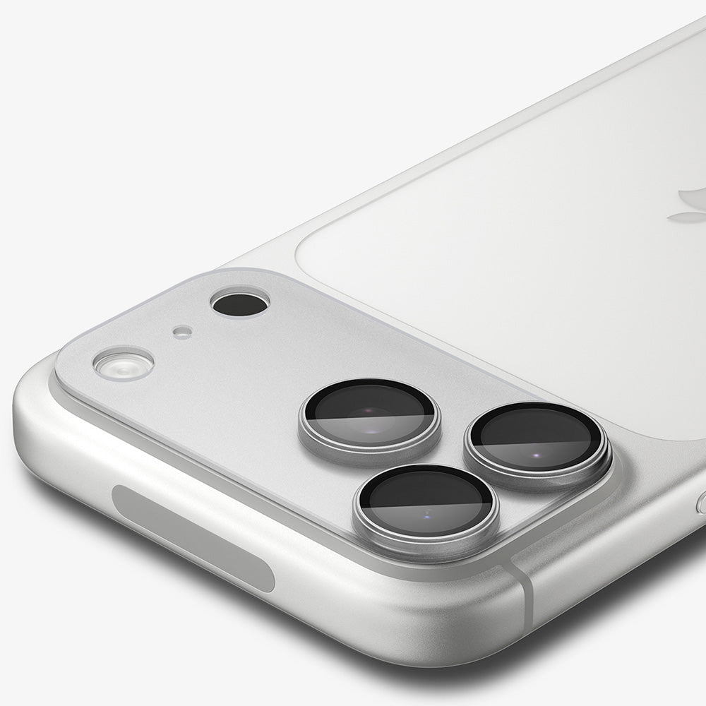 Ochranná fólia na zadnú kameru Spigen GlastR EZ FIT Optik Pro XL pre Apple iPhone 18 Pro, tvrdené sklo, strieborná AGL12038