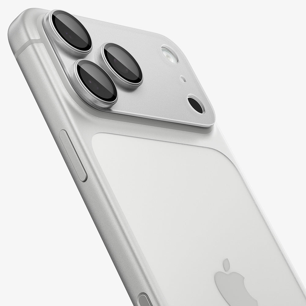 Ochranná fólia na zadnú kameru Spigen GlastR EZ FIT Optik Pro XL pre Apple iPhone 18 Pro, tvrdené sklo, strieborná AGL12038