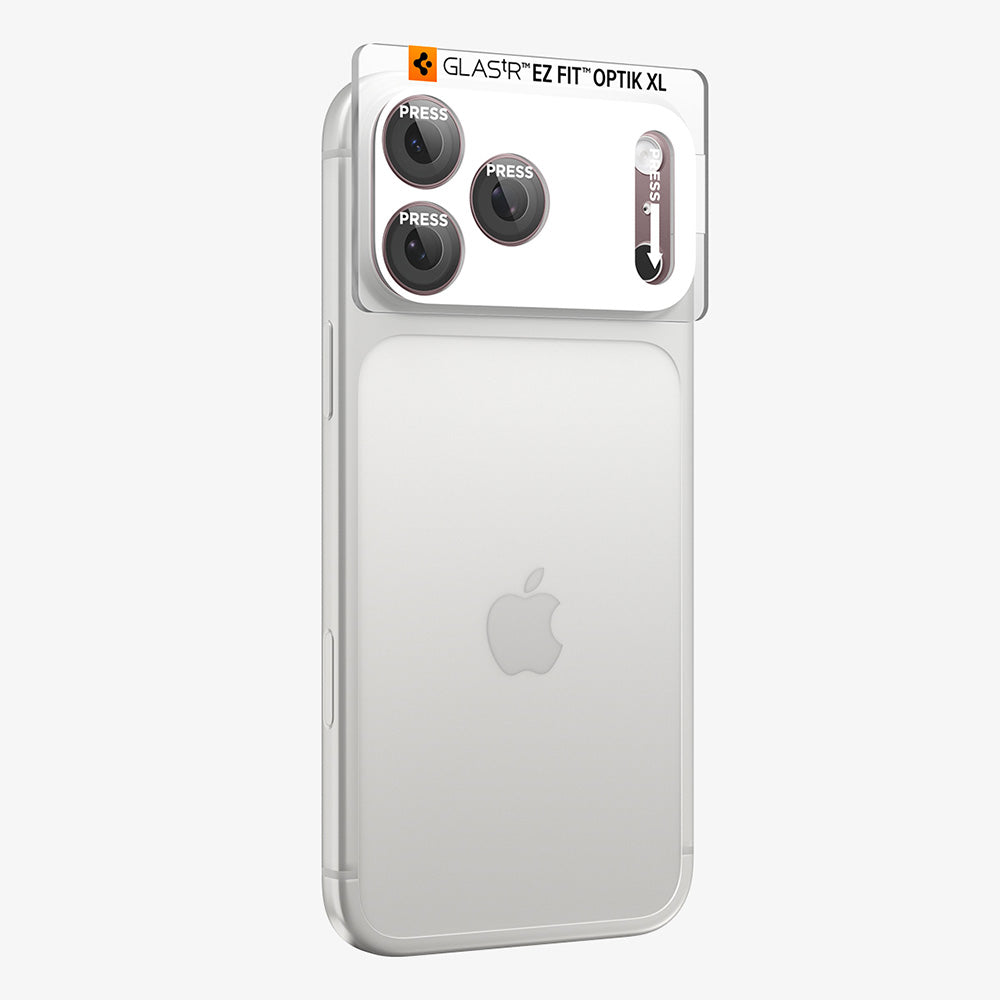 Ochranná fólia na zadnú kameru Spigen GlastR EZ FIT Optik Pro XL pre Apple iPhone 18 Pro, tvrdené sklo, vínová AGL12036