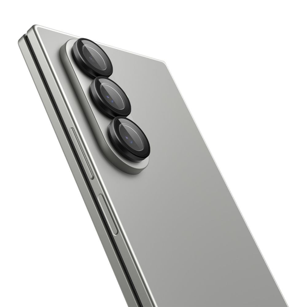 Ochranná fólia na zadnú kameru Spigen GlastR EZ FIT Optik Pro HD pre Samsung Galaxy Z Fold7 F966, Kalené sklo, Sada 2 kusy, Čierna AGL09581