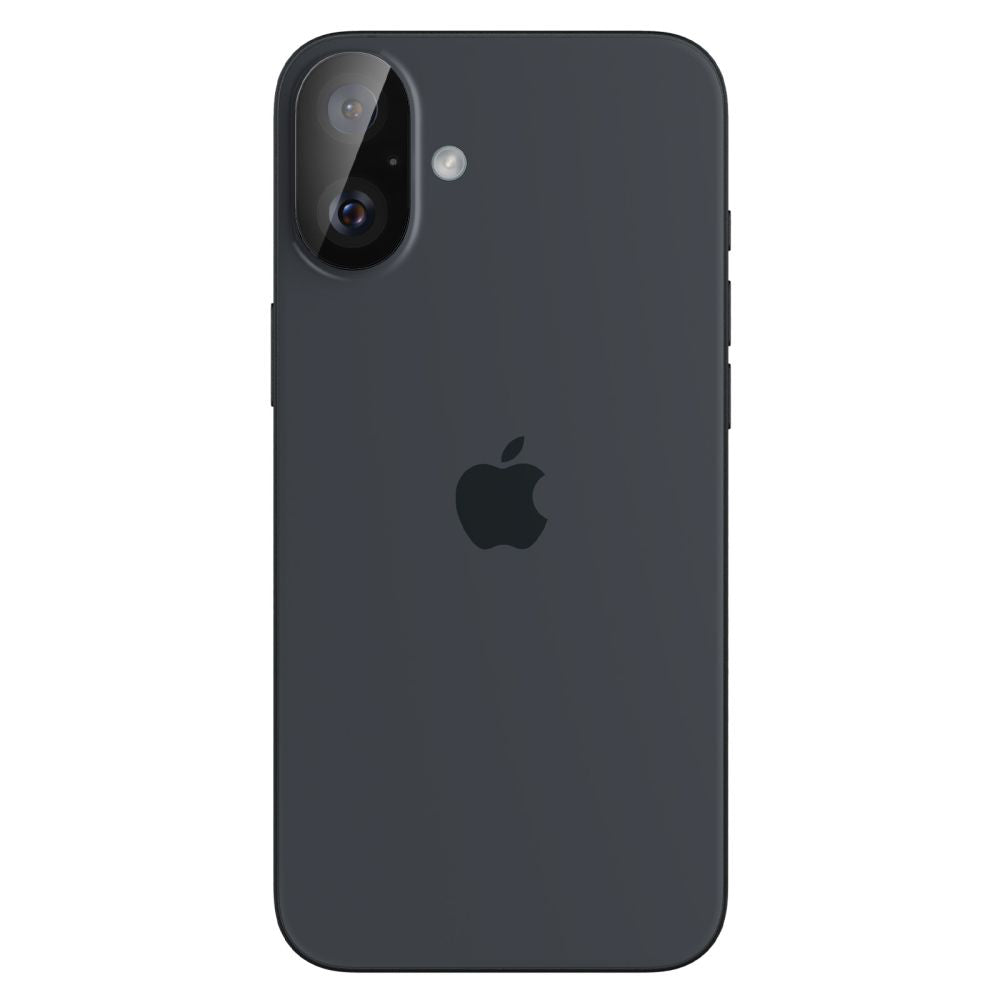 Ochranná fólia na zadnú kameru Spigen GlastR Optik pre Apple iPhone 16 Plus / 16, Kalené sklo, Sada 2 kusy, Čierna AGL07922