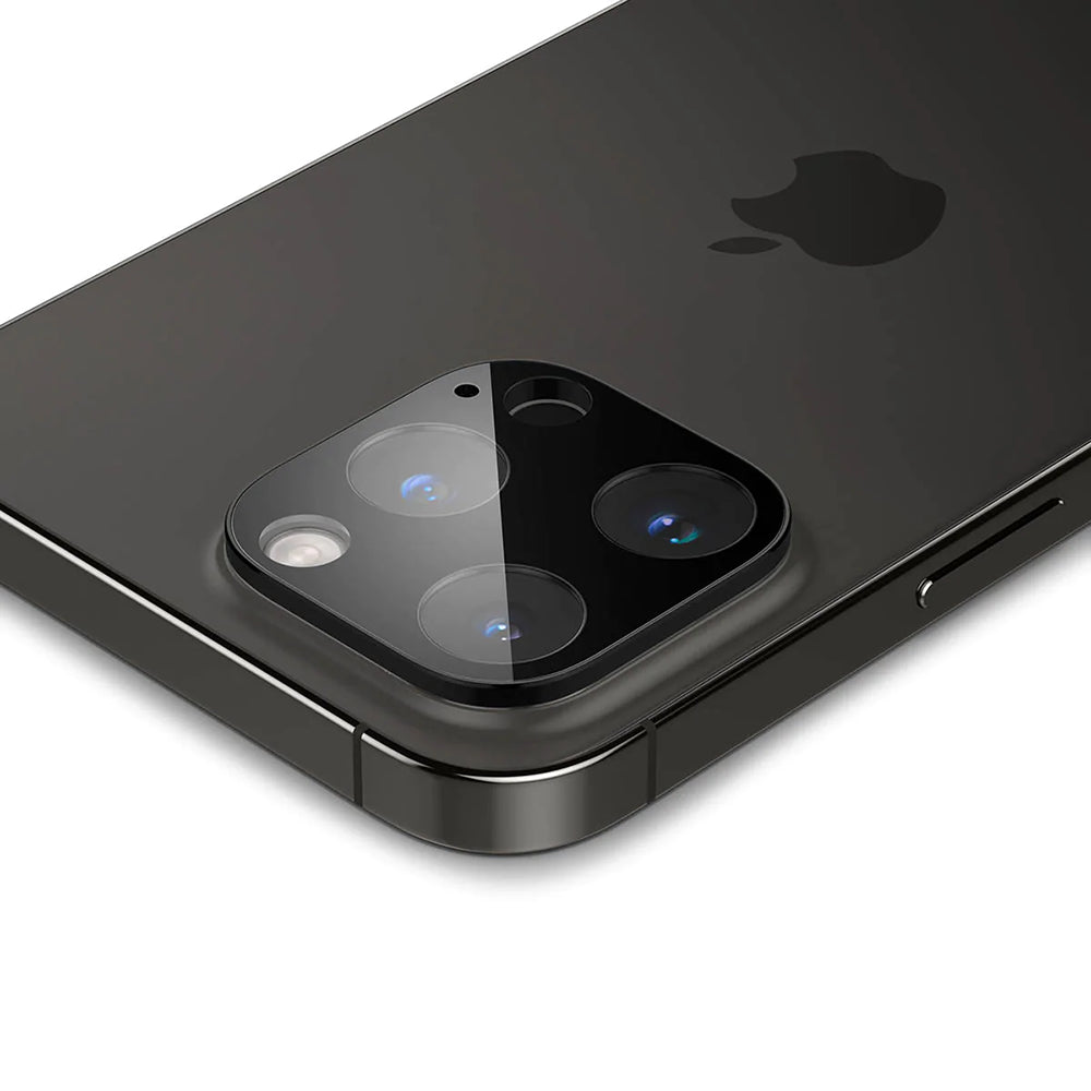 Ochranná fólia na zadnú kameru Techsuit pre Apple iPhone 14 Pro Max / 14 Pro, tvrdené sklo, čierna